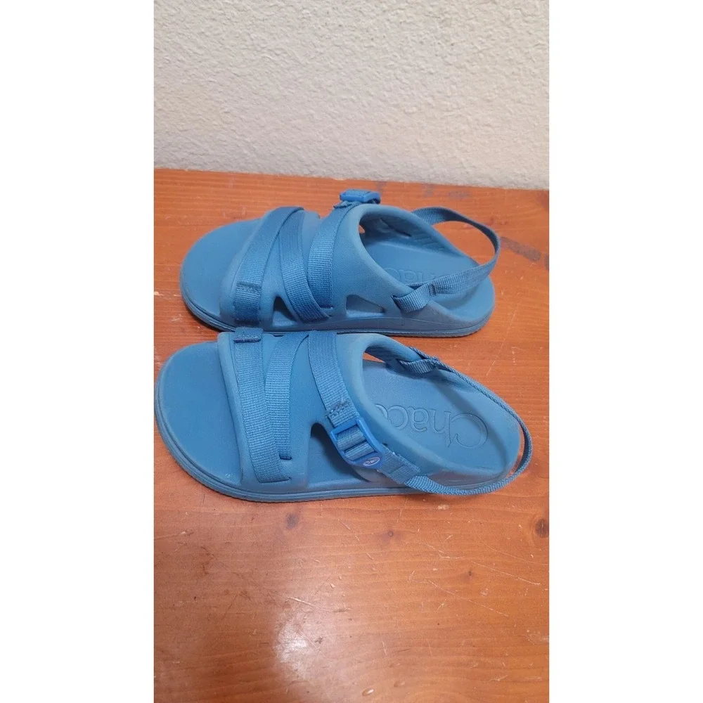 CHACO KIDS BLUE CHILLOS  SPORT  SLIP‎ ON ADJUSTABLE CASUAL SANDALS SIZE 4